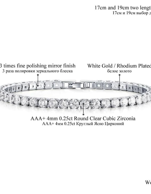 Load image into Gallery viewer, Cubic Zirconia Tennis Bracelet &amp; Bangles for Women
