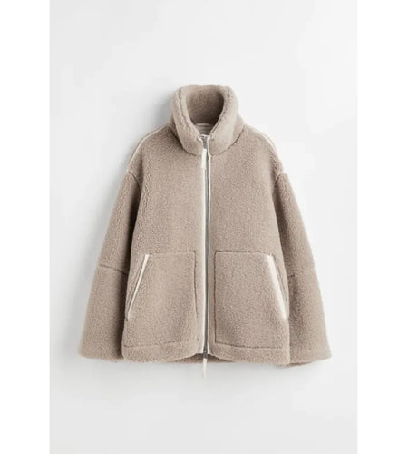New Fashion Loose Anti-Cashmere Zipper Jacket