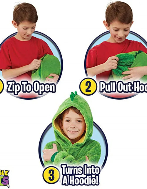 Load image into Gallery viewer, Dinosaur Hooded Sweatshirt
