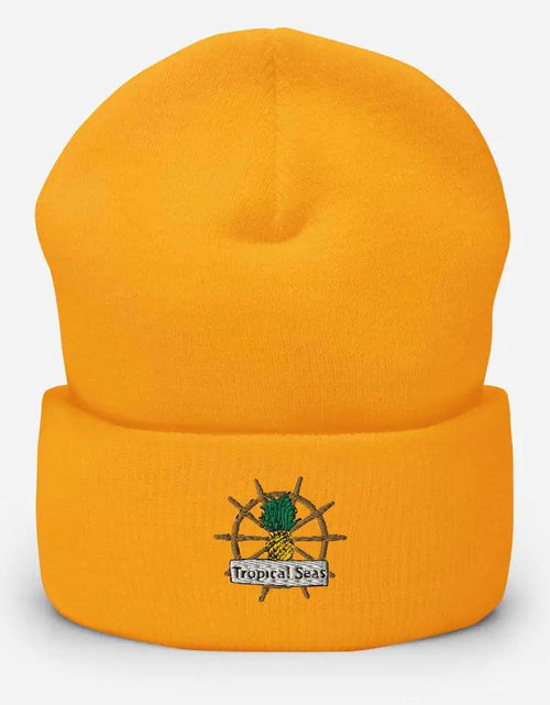 Load image into Gallery viewer, OG Tropical Seas Cuffed Beanie
