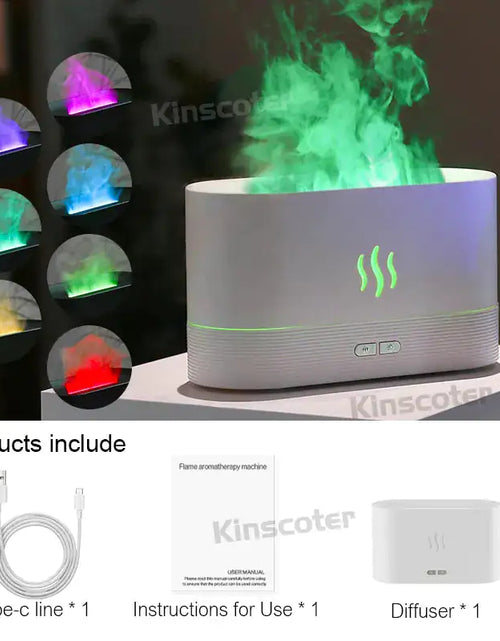 Load image into Gallery viewer, Flame Mist Aroma Diffuser
