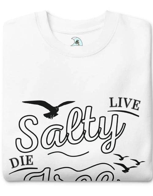 Load image into Gallery viewer, Men&#39;s Premium Live Salty, Die Free Sweatshirt
