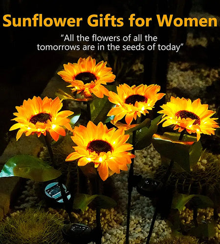Sunflowers Solar Lawn Light