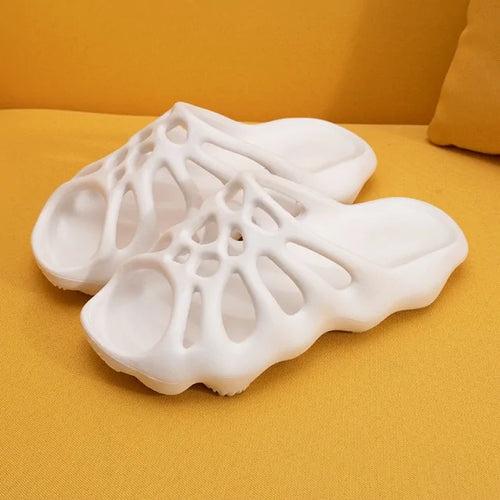 Load image into Gallery viewer, Cut Out Platform Slippers
