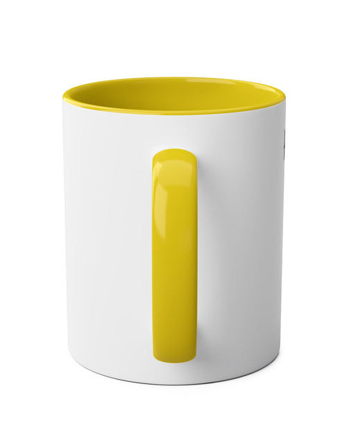 Load image into Gallery viewer, Horse Enthusiast Two-Tone Coffee Mug, Perfect for Gifts, Horse Lovers, Equestrian Decor, Animal Lover&#39;s Mug, Personalized Horse Gift
