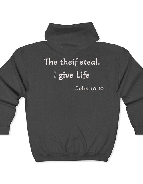 Load image into Gallery viewer, Cozy Full Zip Hooded Sweatshirt - Perfect for Chilly Evenings and Casual Outings
