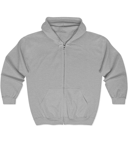 Cozy Full Zip Hooded Sweatshirt - Perfect for Chilly Evenings and Casual Outings