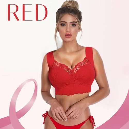Load image into Gallery viewer, Seamless Lace Cut-Out Bra
