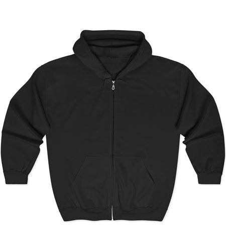 Cozy Full Zip Hooded Sweatshirt - Perfect for Chilly Evenings and Casual Outings
