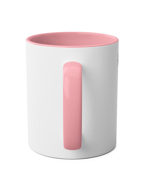 Load image into Gallery viewer, Horse Enthusiast Two-Tone Coffee Mug, Perfect for Gifts, Horse Lovers, Equestrian Decor, Animal Lover&#39;s Mug, Personalized Horse Gift
