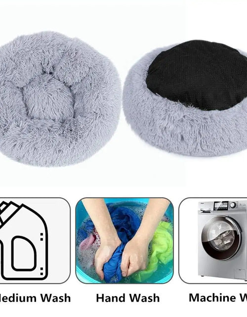 Load image into Gallery viewer, Pet Dog Bed Comfortable Donut Cuddler

