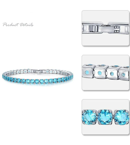 Cubic Zirconia Tennis Bracelet & Bangles for Women