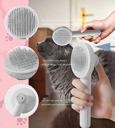 Pets One-key Hair Brush