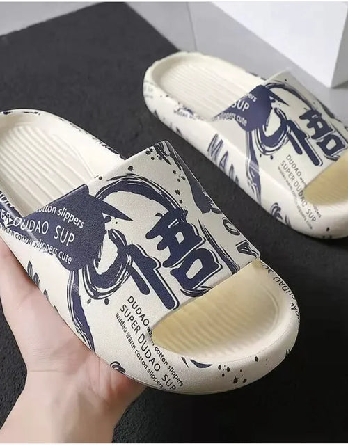 Load image into Gallery viewer, Men&#39;s Thick Sole Comfort Slippers for Home
