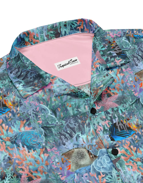 Load image into Gallery viewer, Marine Life Party Button Down Hawaiian Shirt - Coastal Summer 2024 Collection

