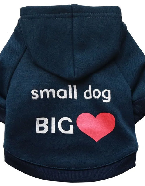 Load image into Gallery viewer, Security Dog Clothes Small Dog Hoodie Coat
