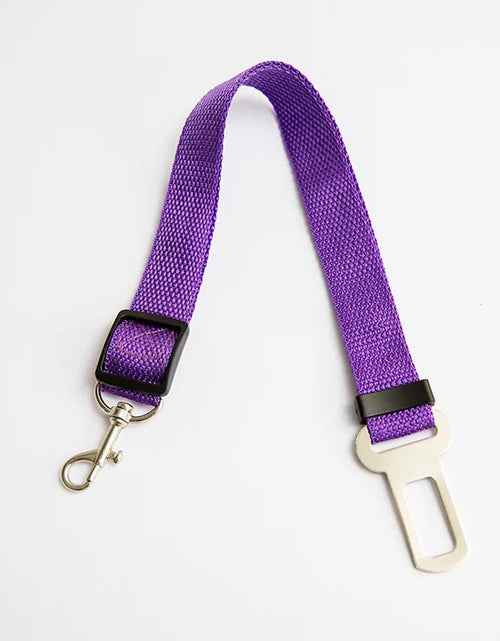 Load image into Gallery viewer, Pet Car Safety Belt Harness: Adjustable Seat Belt for Dogs and Cats
