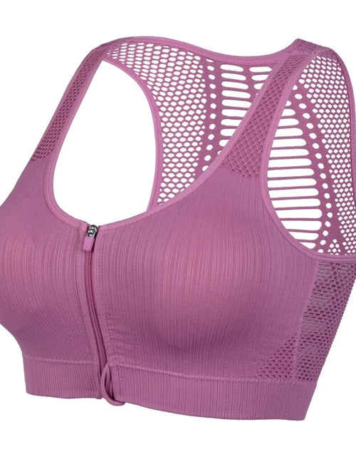 Load image into Gallery viewer, Mesh Breathable Push-Up Sports Bra for Women
