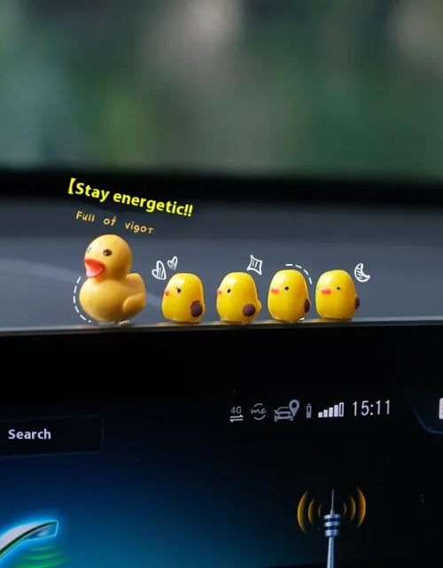 Load image into Gallery viewer, Quack Joy Mini Yellow Duck Car Dashboard Ornament

