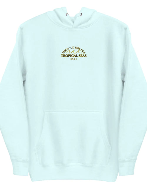 Load image into Gallery viewer, Tropical Seas Center Waves Hoodie
