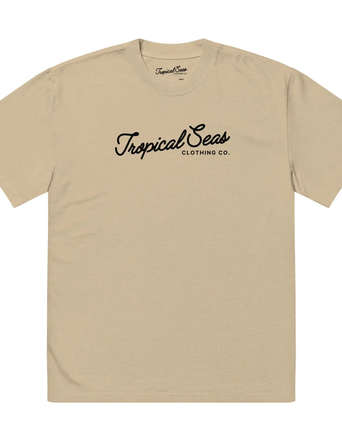 Load image into Gallery viewer, Oversized Tropical Seas Printed Faded T-shirt
