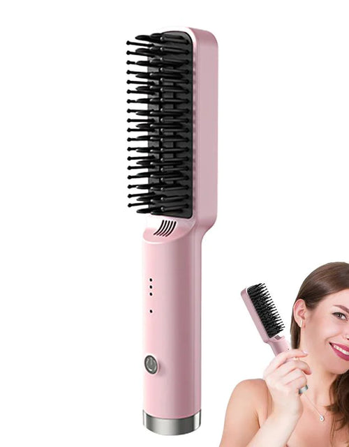 Load image into Gallery viewer, Fast Heated Straightener Brush Hair

