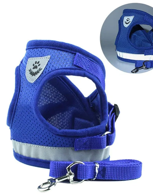 Load image into Gallery viewer, Secure Reflective Harness Set For Small Pets
