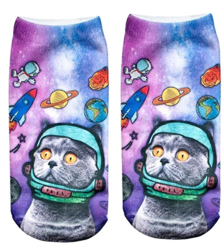 Astro Cat Socks