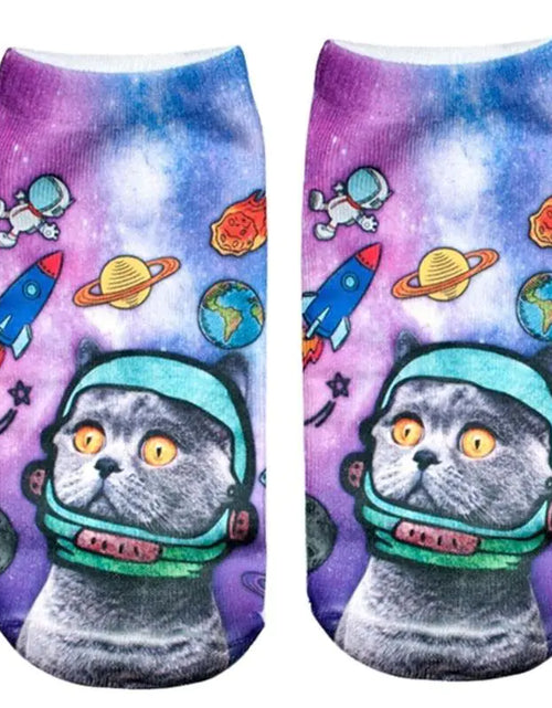 Load image into Gallery viewer, Astro Cat Socks
