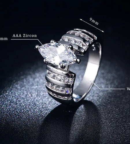 Marvelous Marquis Cut Statement Ring