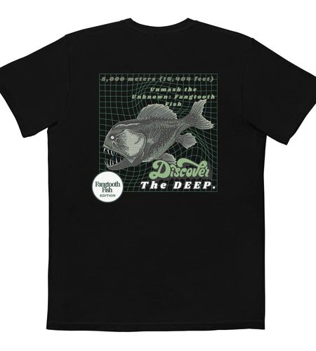 Discover the Deep Anglerfish Pocket T-shirt