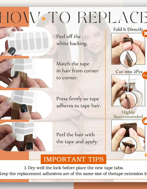 Load image into Gallery viewer, Full Shine Tape in Hair Extensions Remy Human Hair Invisible Skin Weft Color 2 Dark Brown Tape Hair Extensions Brazilian Hair 18 Inch 50 Gram Per Package 20 Pieces Seamless Human Hair Extensions # 2 Brown
