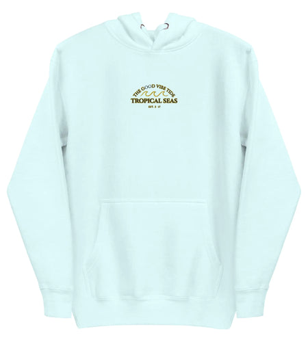Tropical Seas Center Waves Hoodie