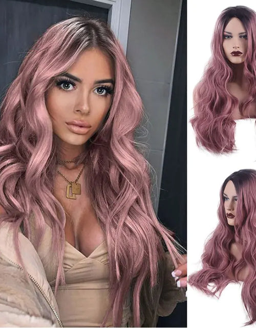 Load image into Gallery viewer, Wavy Middle Part Wigs
