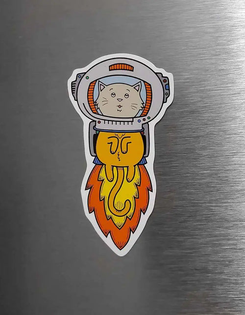 Load image into Gallery viewer, Astronaut Cat Magnet
