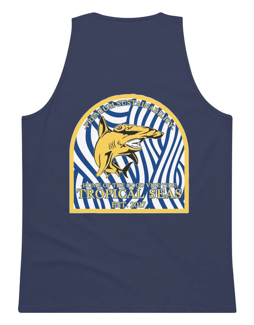 Load image into Gallery viewer, Men’s Premium Hammerhead Shark Tank Top
