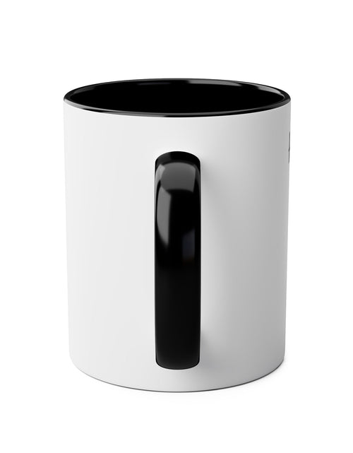 Load image into Gallery viewer, Horse Enthusiast Two-Tone Coffee Mug, Perfect for Gifts, Horse Lovers, Equestrian Decor, Animal Lover&#39;s Mug, Personalized Horse Gift
