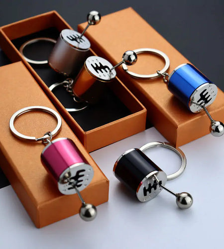 Car Gear Keychain