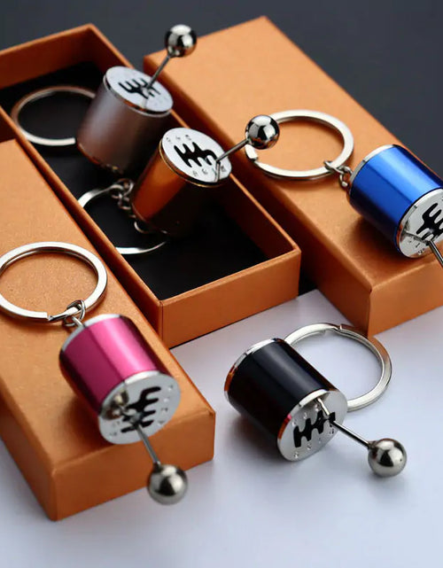 Load image into Gallery viewer, Car Gear Keychain
