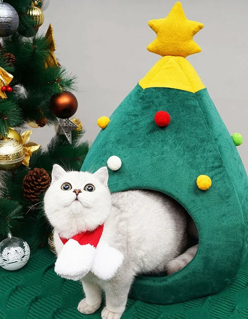 Load image into Gallery viewer, Christmas Cat House

