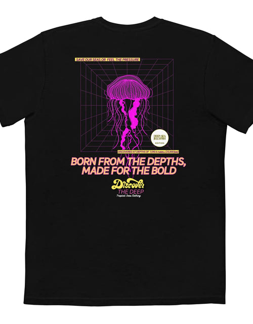 Load image into Gallery viewer, Discover the Deep Deep-sea Jellyfish Pocket T-shirt
