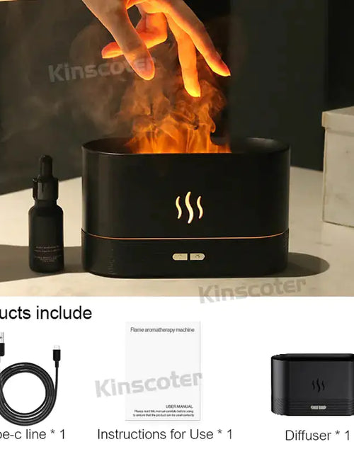Load image into Gallery viewer, Flame Mist Aroma Diffuser
