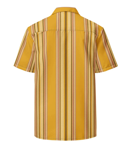 Golden Sands Retreat Performance Button Down Shirt - Brinks Island Collection