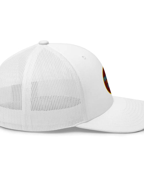 Load image into Gallery viewer, Tropical Maroon Trucker Hat
