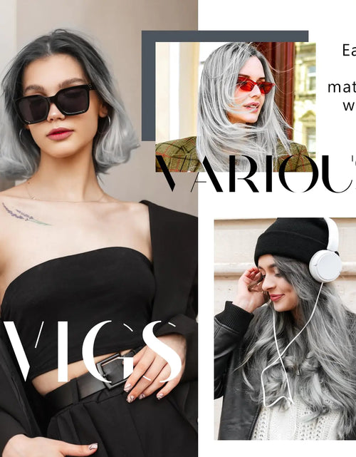 Load image into Gallery viewer, Dreamlover Wig Grip Bands for Keeping Wigs in Place, Wig Grip Headband, Grey, 2 Pieces
