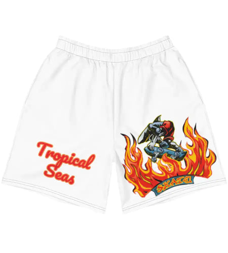 Shark Skate Athletic Long Shorts