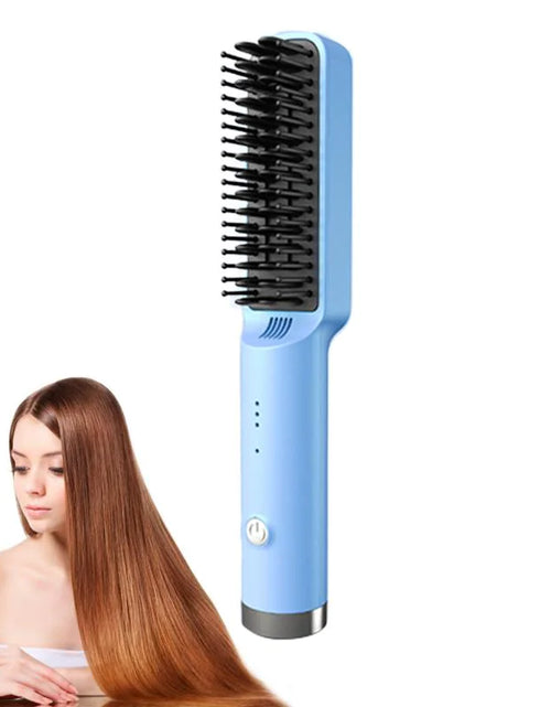 Load image into Gallery viewer, Fast Heated Straightener Brush Hair
