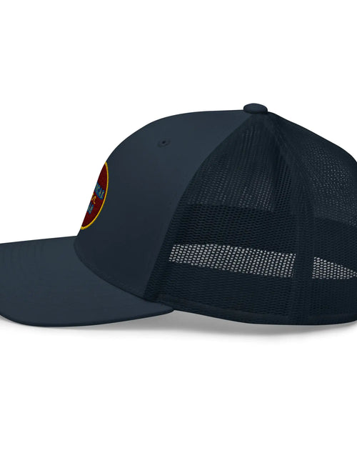 Load image into Gallery viewer, Tropical Maroon Trucker Hat
