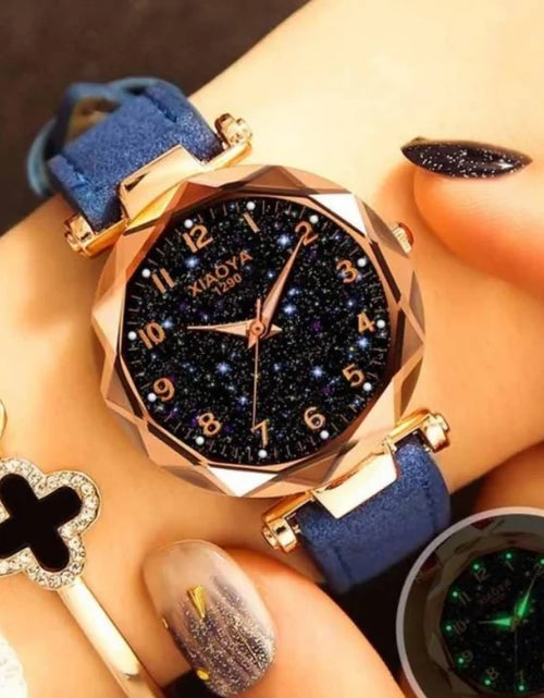 Load image into Gallery viewer, Premium Leather Star Sky Watch
