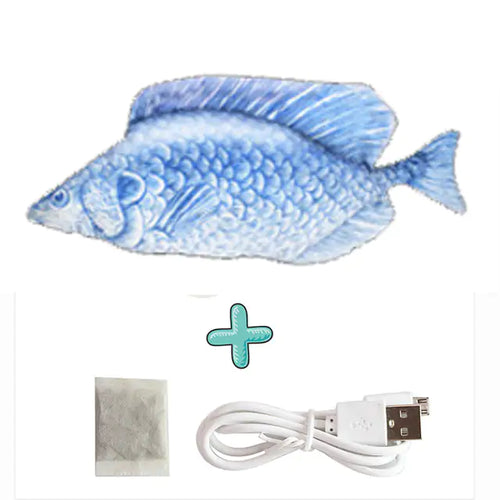 Load image into Gallery viewer, Cats USB Charger Interactive Toy Fish
